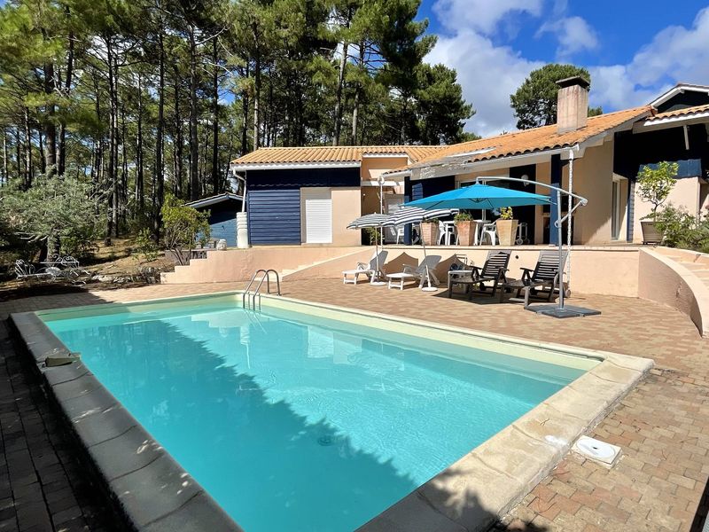 Lacanau océan villa a louer pour 6  personnes avec piscine privée - quartier calme proche golfs Lacanau Océan 